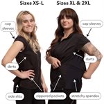 Blouse de toilettage Sophia noire