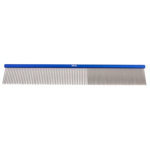 Steel comb 22cm blue 