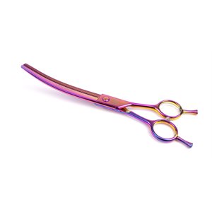 Curved thinner purple 66 tooth 7'' 