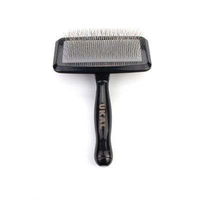 Black Air Cushion Slicker Brush with Soft Pins Black Air Cushion Slicker Brush with Soft Pins