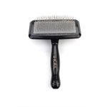 Black Air Cushion Slicker Brush with Soft Pins