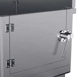 Bain de toilettage Waggz électrique noir 50" - poignée de verrouillage