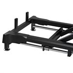 Bain de toilettage Waggz électrique noir 50" - poignée de verrouillage