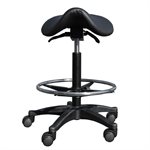 Waggz grooming stool with adjustable foot rest