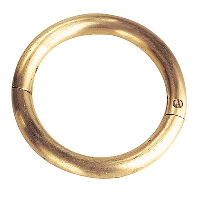 Brass Bull Ring 7 / 16" X 3 1 / 2 "