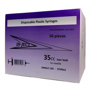35cc Luer Lock In-Jectsyringe 50 / Bx