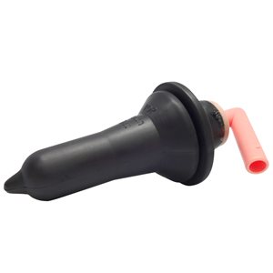 TÉTINE PEACH NOIRE COLLET LARGE