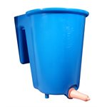 Seau a veau avec 1 peach teat reversible 6l