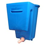 Seau a veau avec 1 peach teat reversible 6l