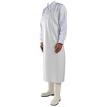 Tablier de laiterie blanc