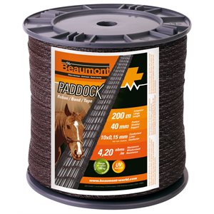 Paddock Brown Electrical Tape 40 mm 200 m
