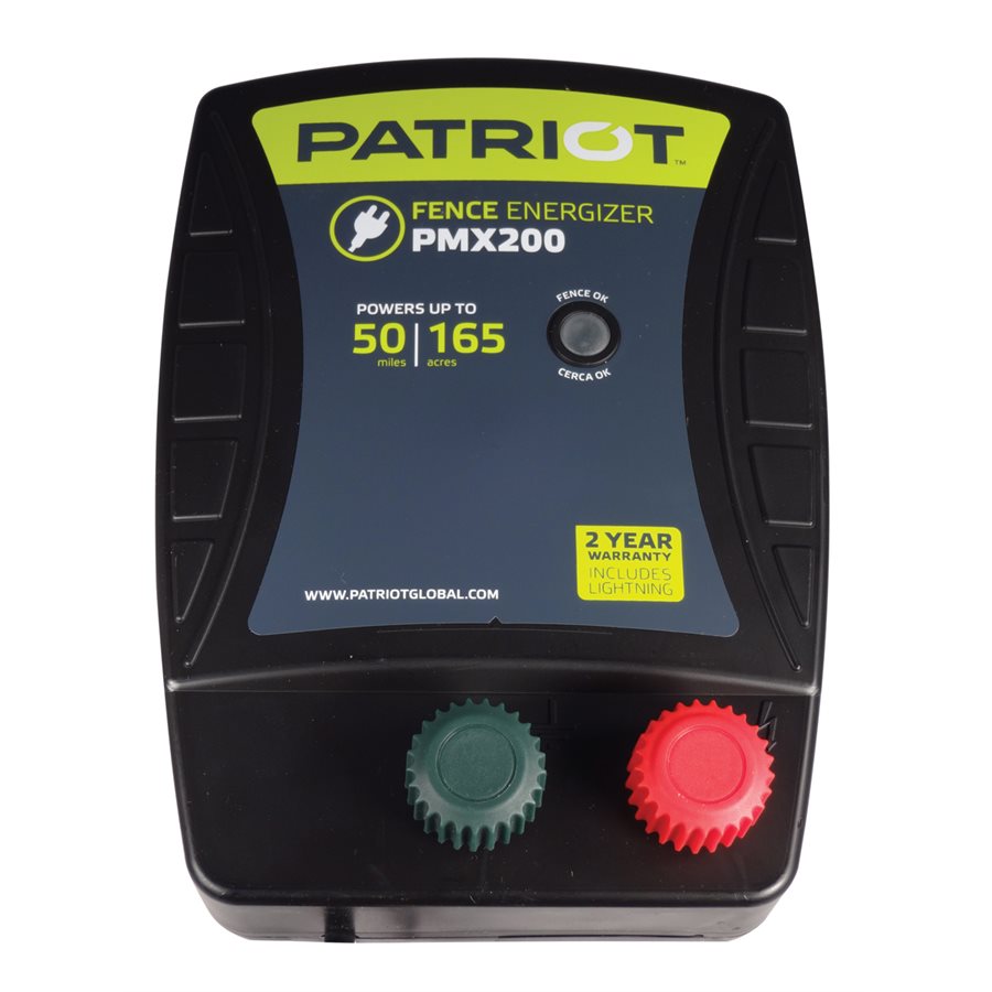 Patriot PMX200 Fence Charger 110v 2j