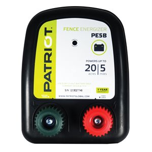 Patriot Battery Fence Energizer PE5B 0.20 joule