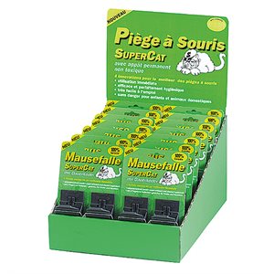 Piege souris presentoir 14' x2