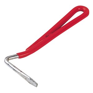 Cure pied metallique droit