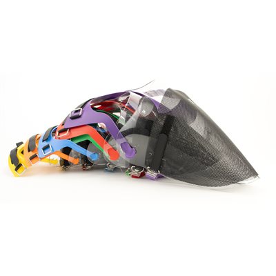 Optivizor légèrement teinté avec filet MEDIUM