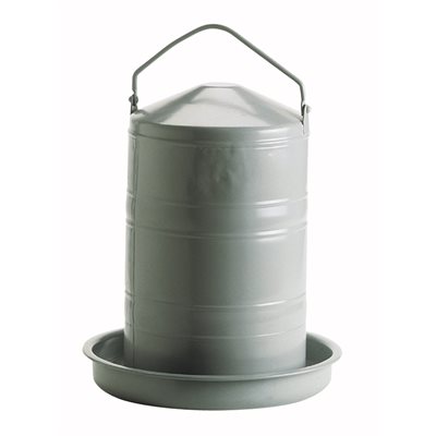 CHICK'A Poultry Drinker - Grey Enamelled 10L