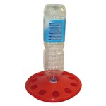 Abreuvoir circulaire poussin plastique porte / bouteille