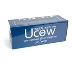 Calving Gloves Super-Sensitive 1.2 mil Clear Box 100